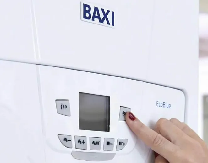 Перезагрузка котла газового котла BAXI