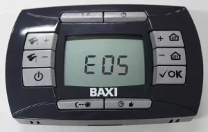 BAXI (Бакси) — Ошибка E05