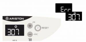 Газовый котел ARISTON (Аристон) — Ошибка 307