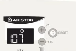 Газовый котел ARISTON (Аристон) — Ошибка 107