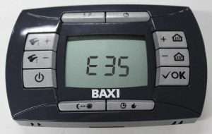 BAXI (Бакси) — Ошибка E35